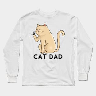 cat dad Long Sleeve T-Shirt